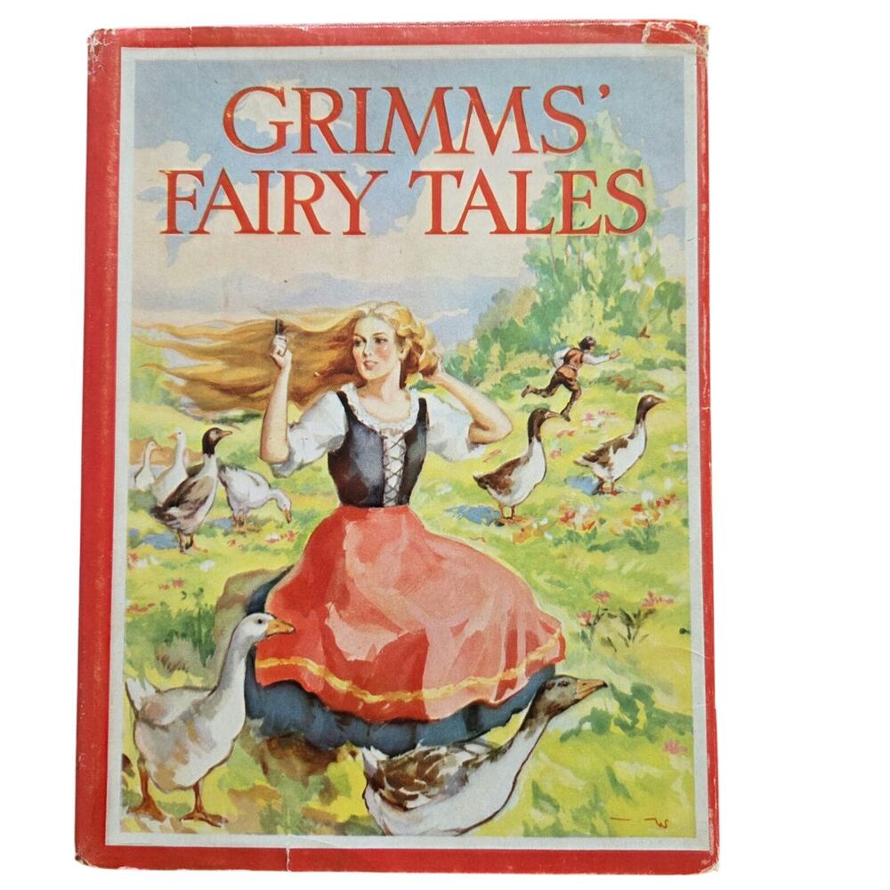 Vintage Grimm's Fairy Tales hardcover Erwin Hess Whitman Publishing